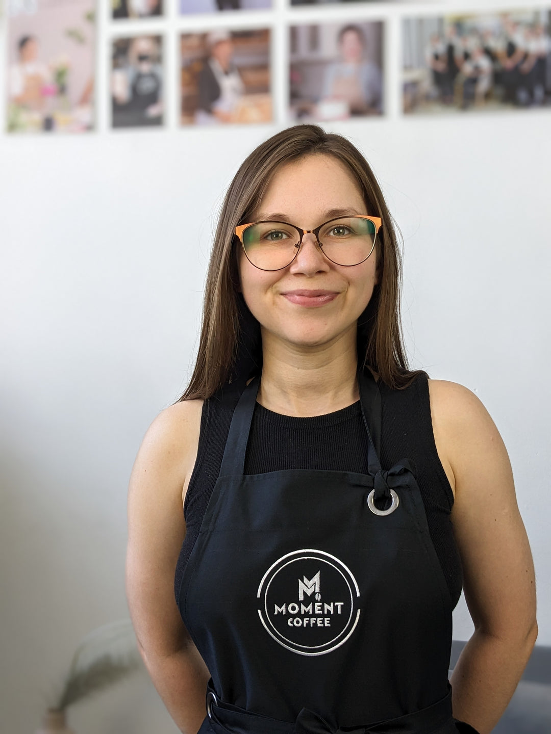 Vanilla Dress Apron with Logo up to 10"