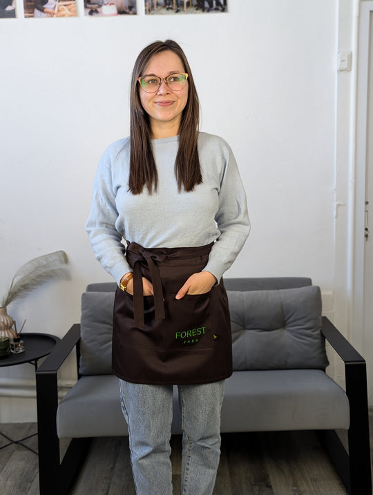 Berry belt apron with your logo up to 10"