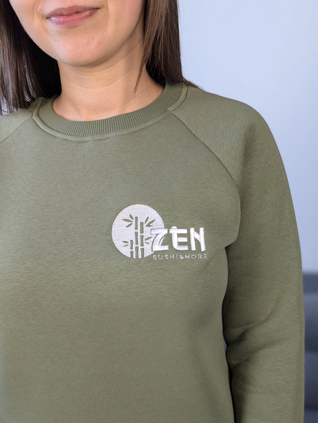 Warm Insulated Sweatshirt with Logo – Colored