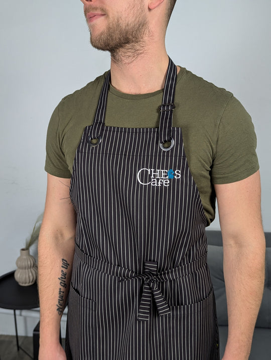 Apron Fredo Black with embroidery | Apron with branding