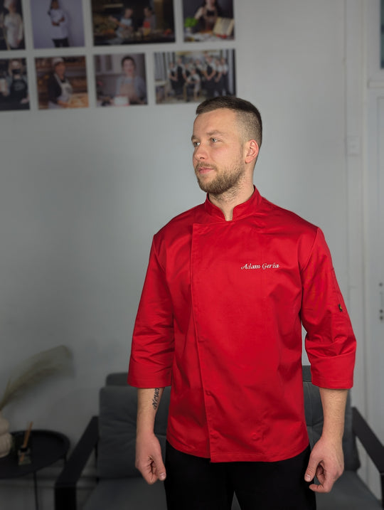 Rio Chef Coat 235 with Logo – Colored