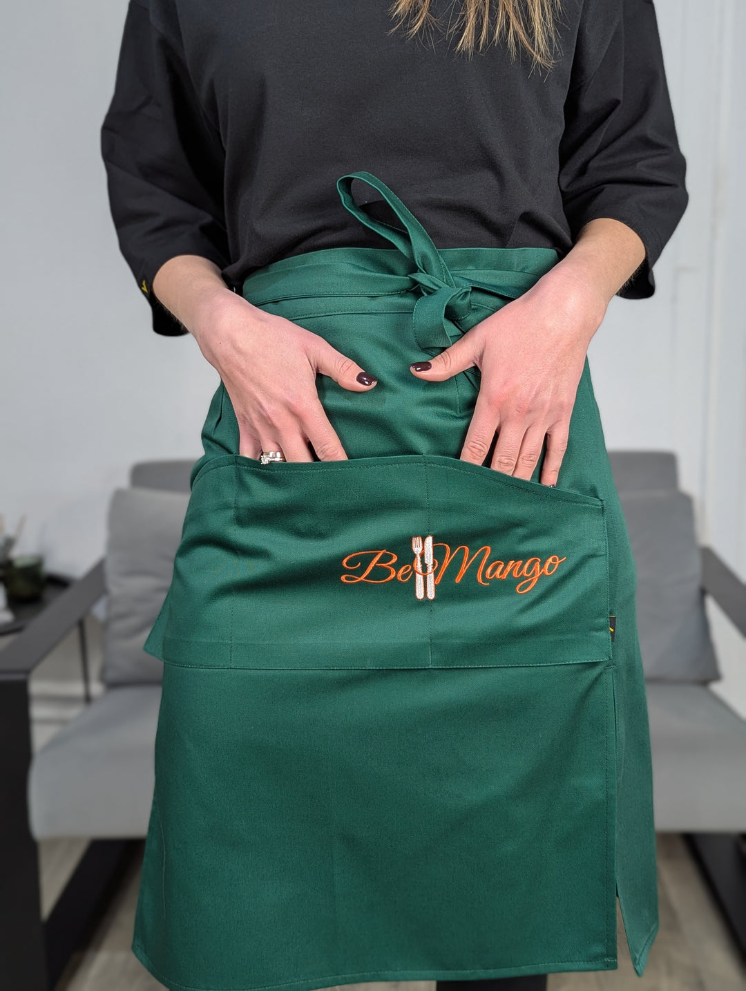 Berry belt apron with your logo up to 10"