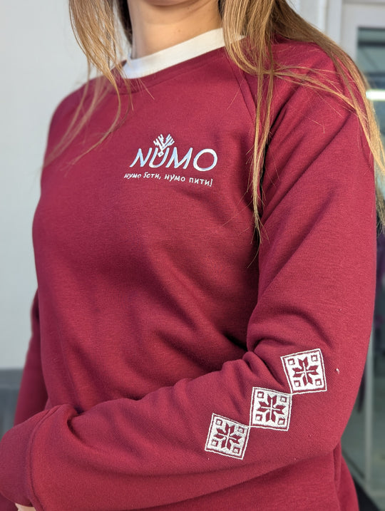 Warm Insulated Sweatshirt with Logo – Colored