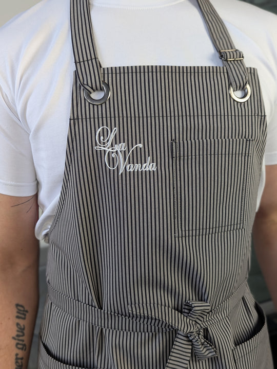 Apron Fredo Gray with embroidery 10" | Apron with branding