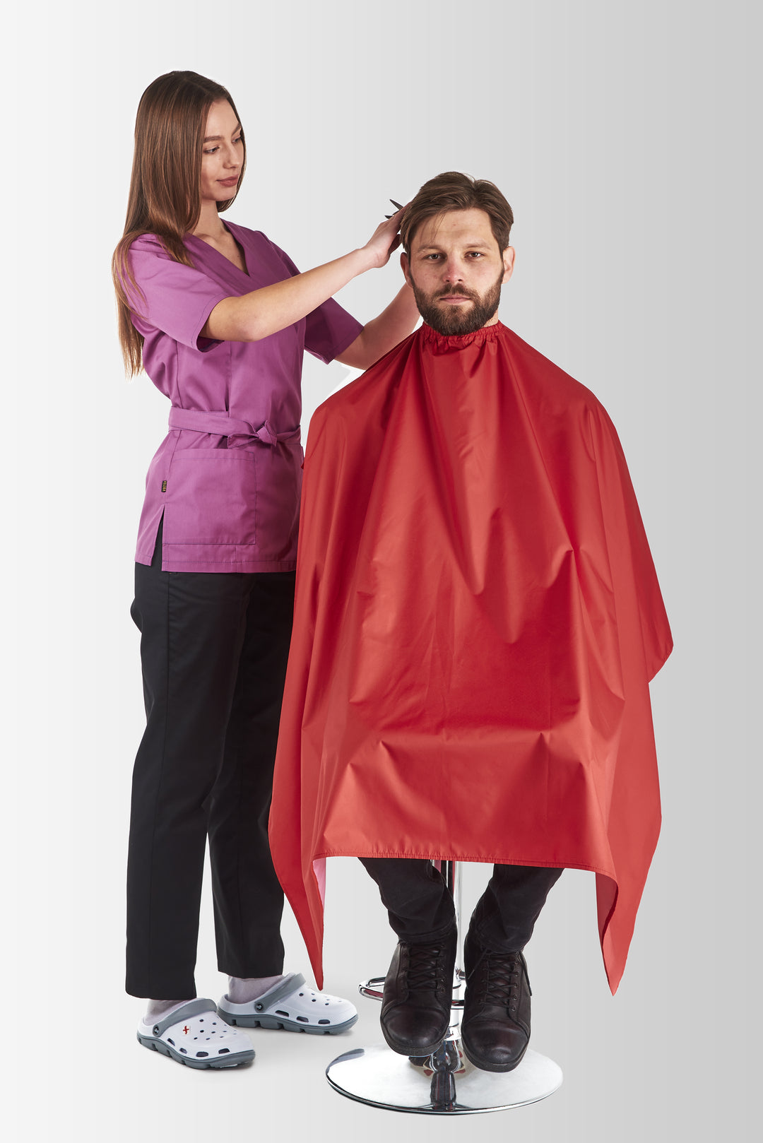 Hairdresser’s Cape Red