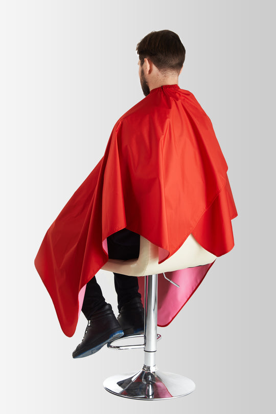 Hairdresser’s Cape with Your Logo 25 cm – Red