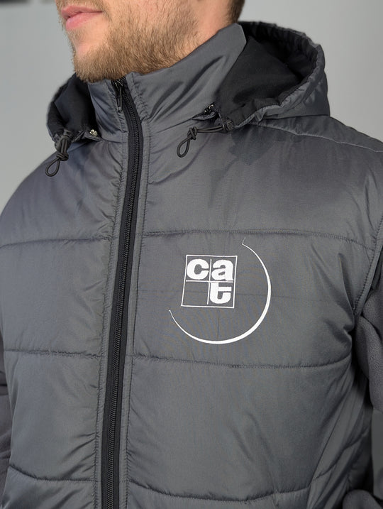 Puffer men’s Vest grey logo