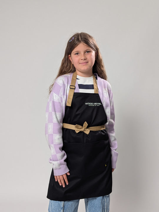 Children's apron Latte Junior 7-12 years with Logo/inscription