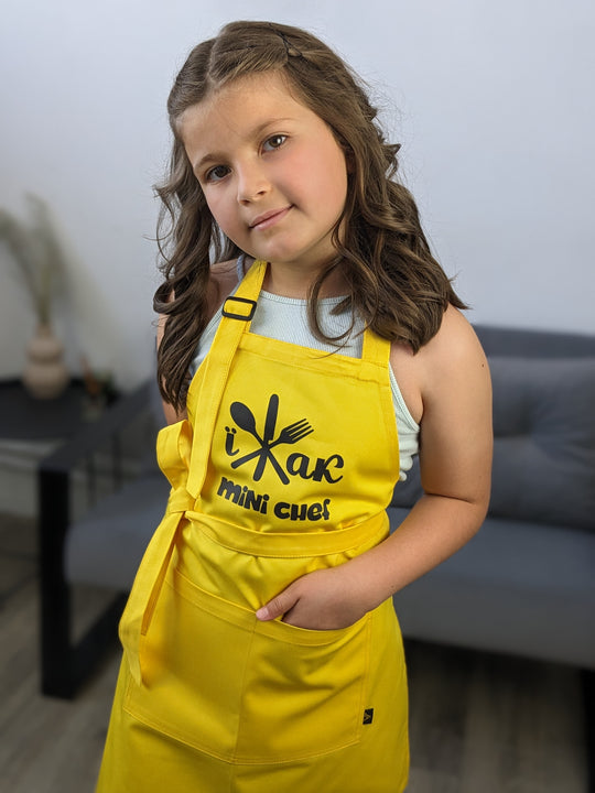 Children's apron Latte Junior 7-12 years with Logo/inscription