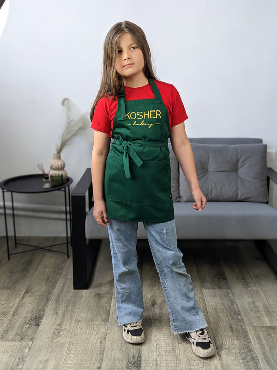 Children's apron Latte kids 5-7 years with Logo/inscription
