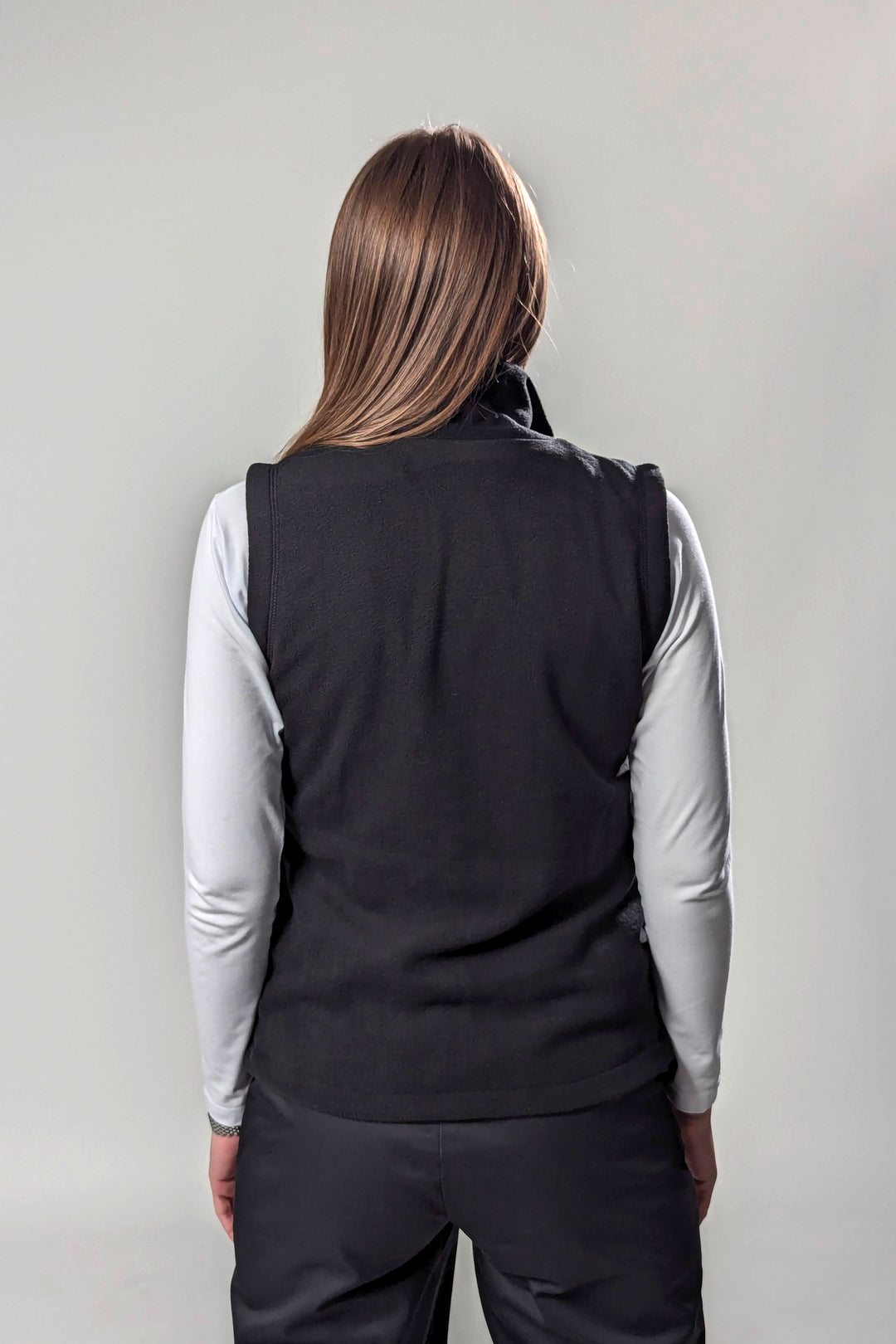 Fleece Women’s Vest – Black