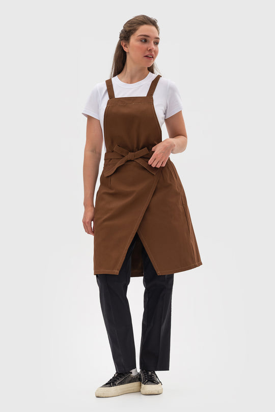 Cappuccino Apron – Canvas Brown