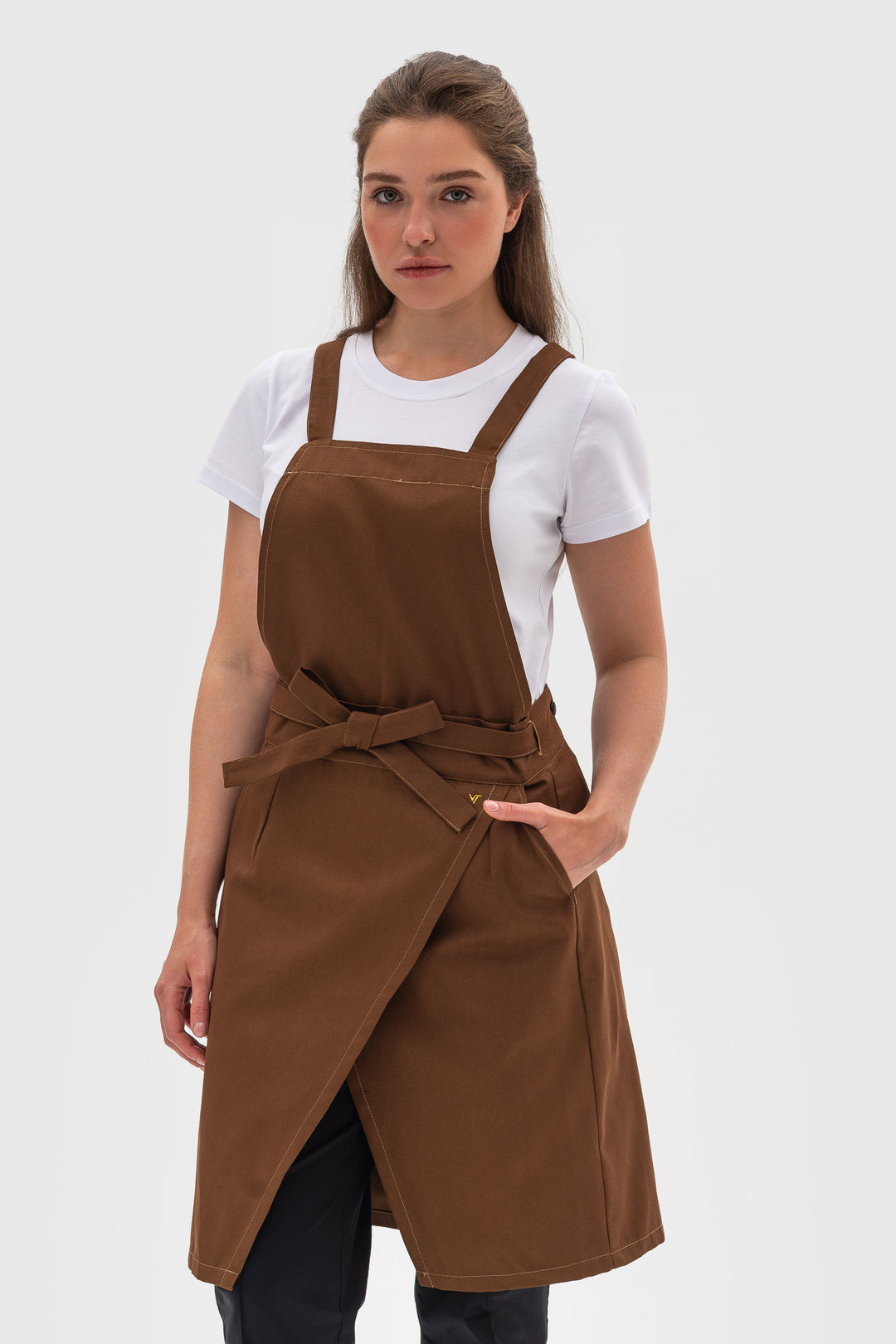 Cappuccino Apron – Canvas Brown