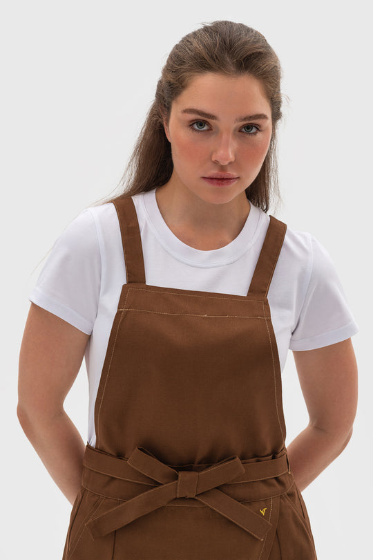 Cappuccino Apron – Canvas Brown