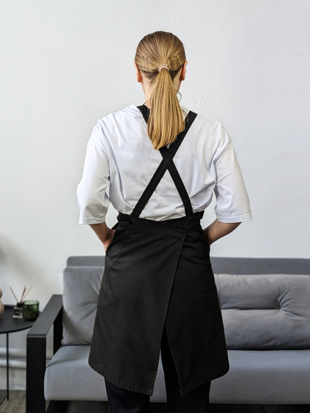 Cappuccino Apron – Canvas Black