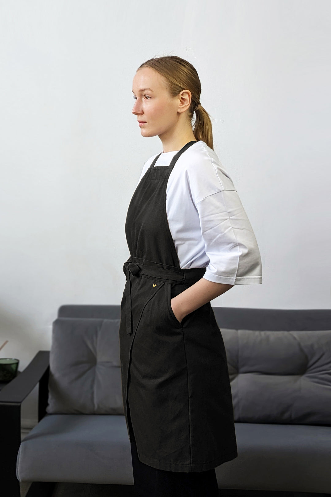 Cappuccino Apron – Canvas Black