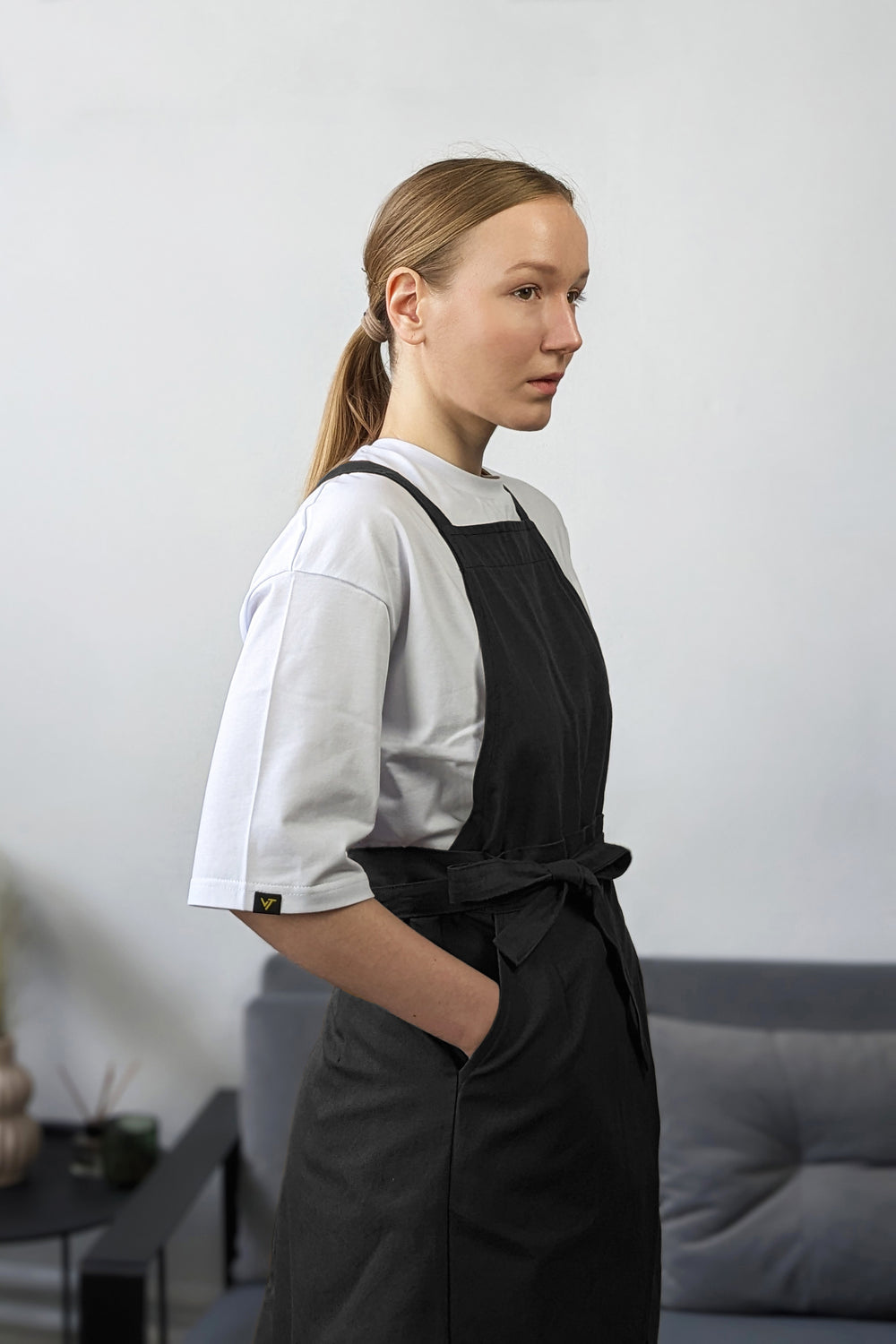 Cappuccino Apron – Canvas Black