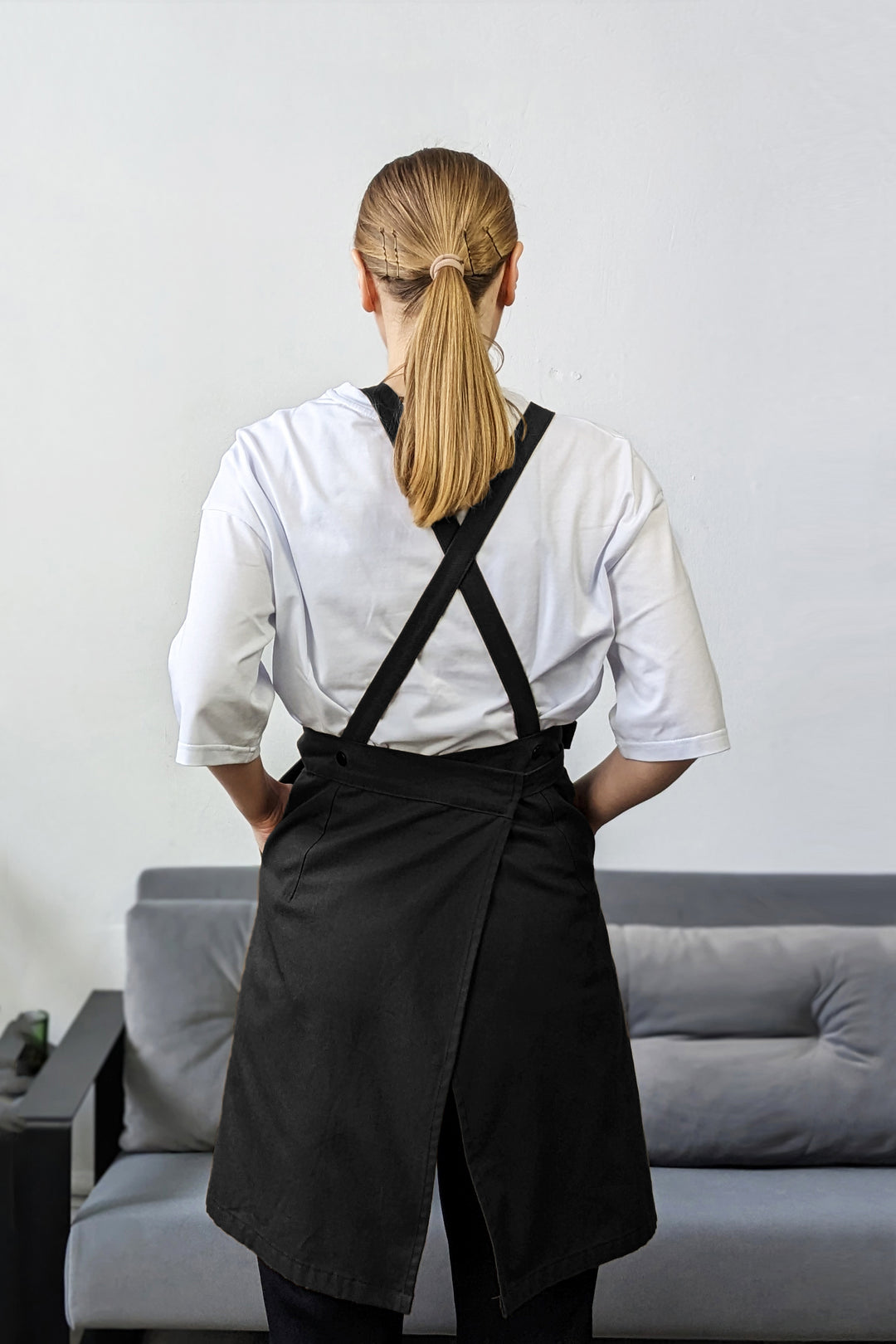 Cappuccino Apron – Canvas Black