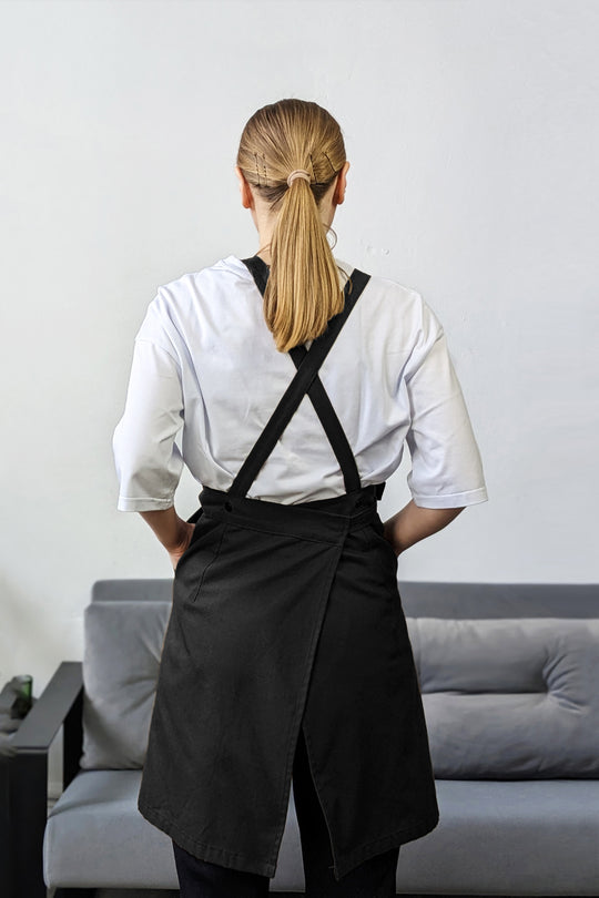 Cappuccino Apron – Canvas Black