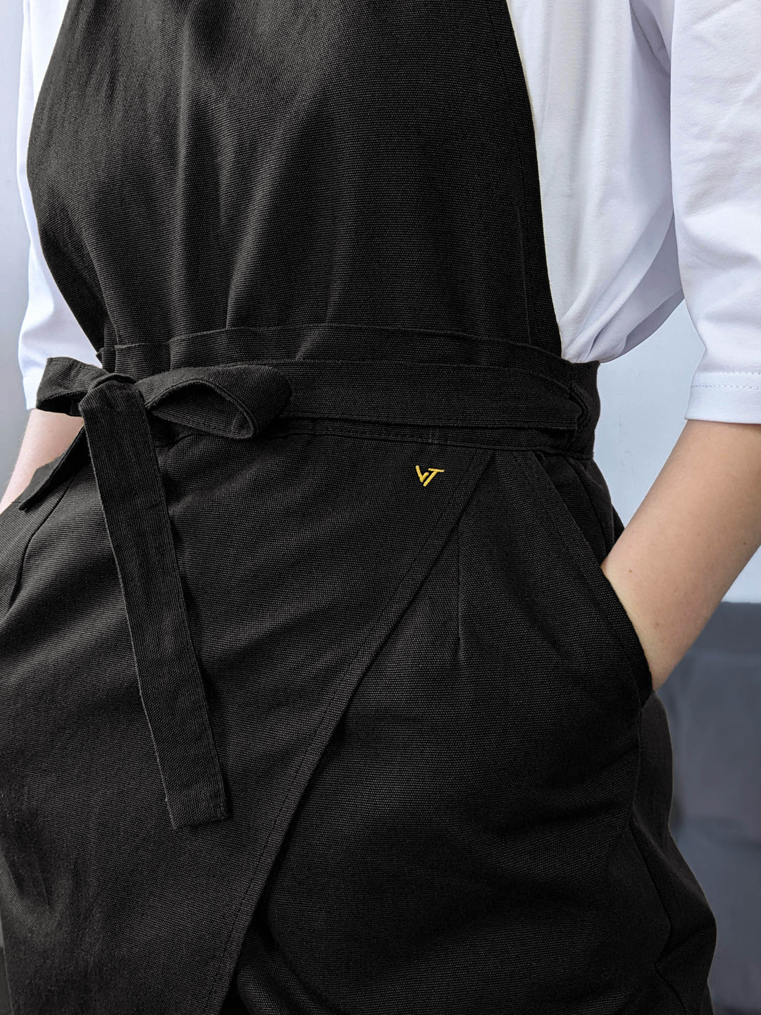 Cappuccino Apron – Canvas Black