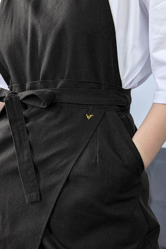 Cappuccino Apron – Canvas Black