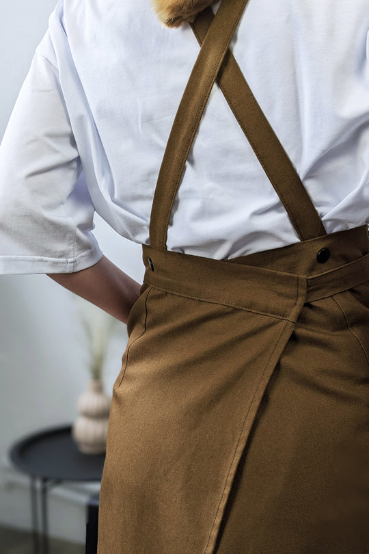 Cappuccino Apron – Canvas Brown