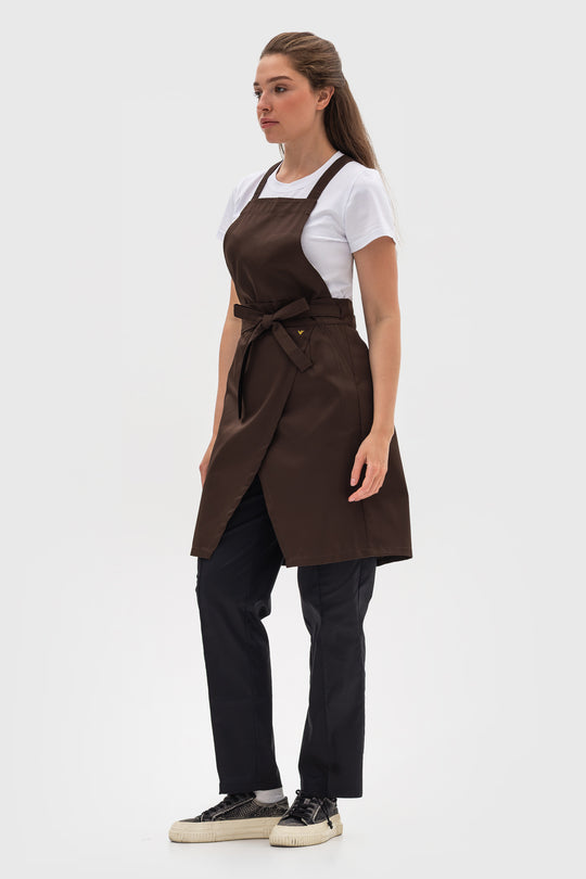 Cappuccino Apron – Classic Brown