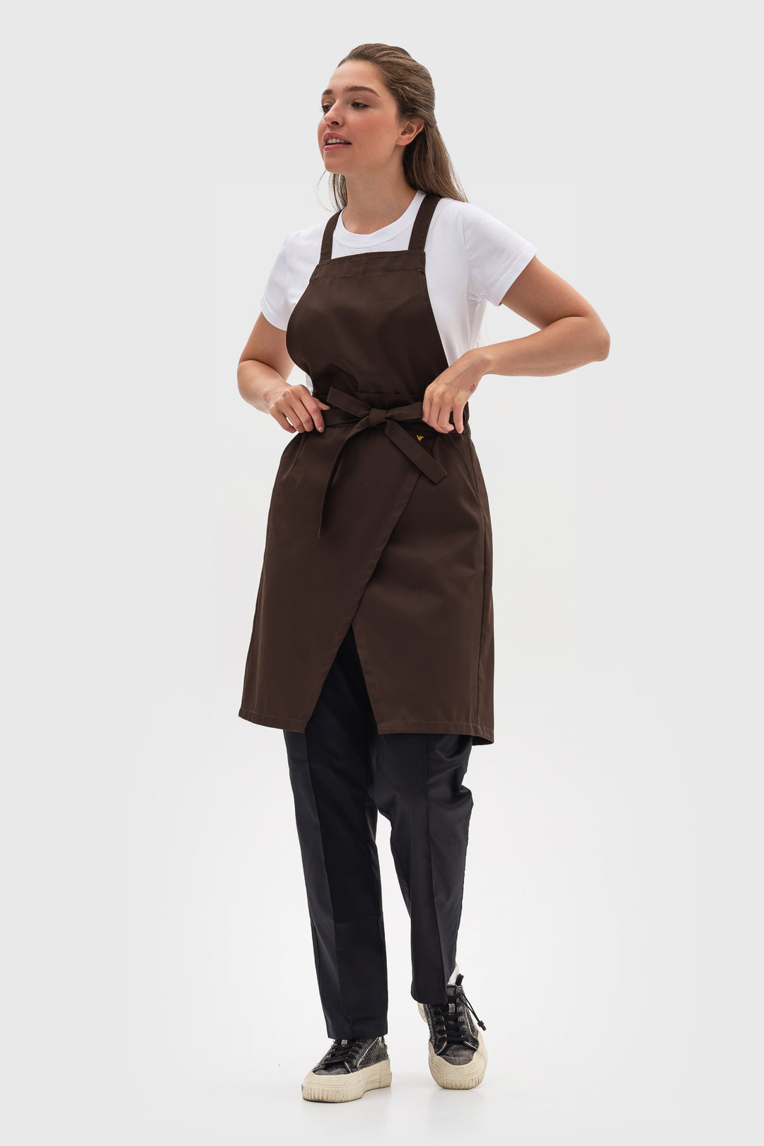 Cappuccino Apron – Classic Brown