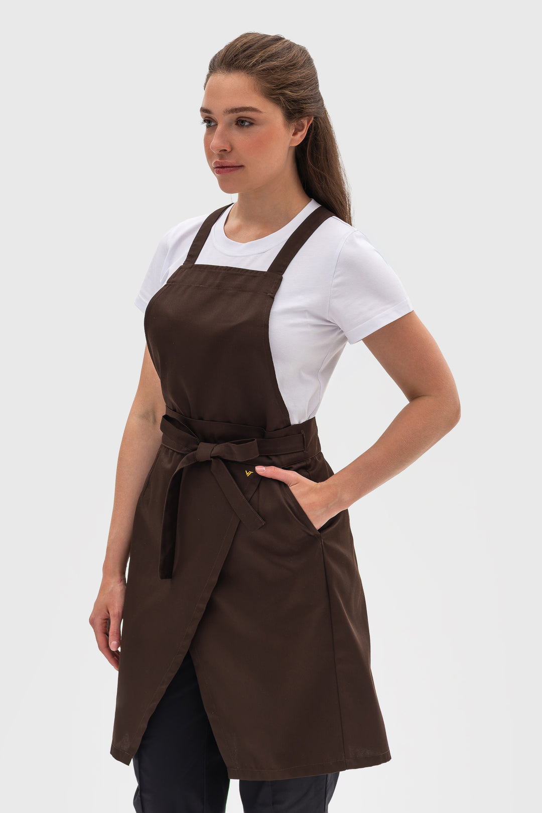 Cappuccino Apron – Classic Brown