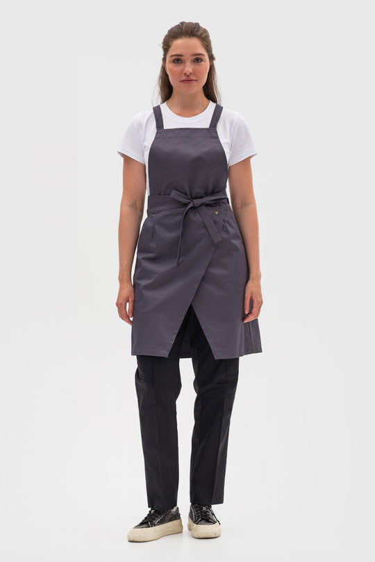 Cappuccino Apron – Classic Dark Grey