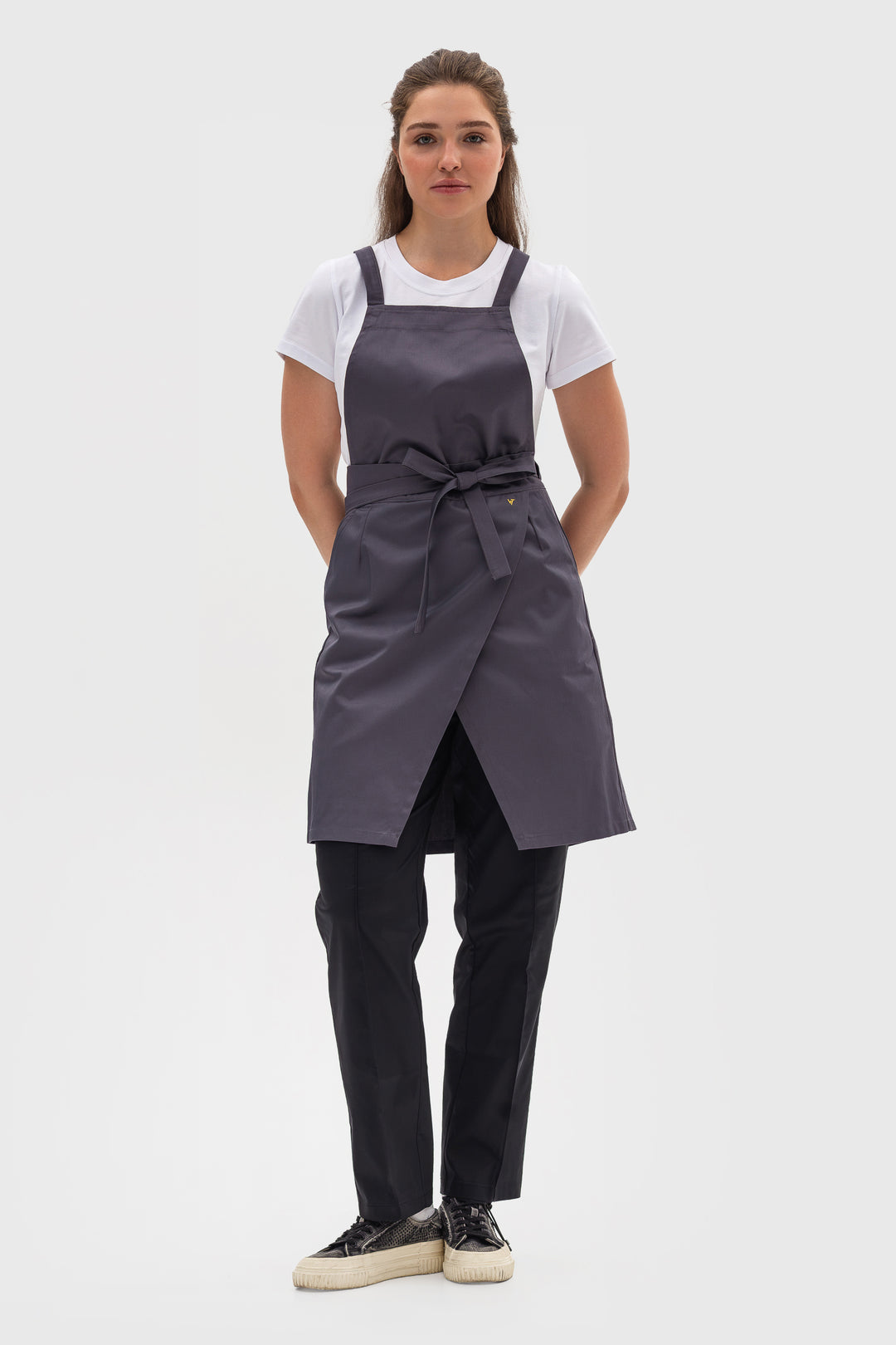 Cappuccino Apron – Classic Dark Grey