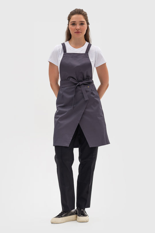 Cappuccino Apron – Classic Dark Grey