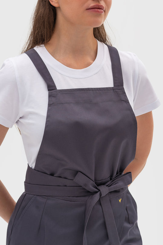 Cappuccino Apron – Classic Dark Grey