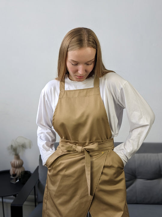 Cappuccino Apron – Classic Beige