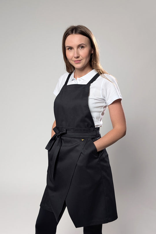 Cappuccino Apron – Classic Black