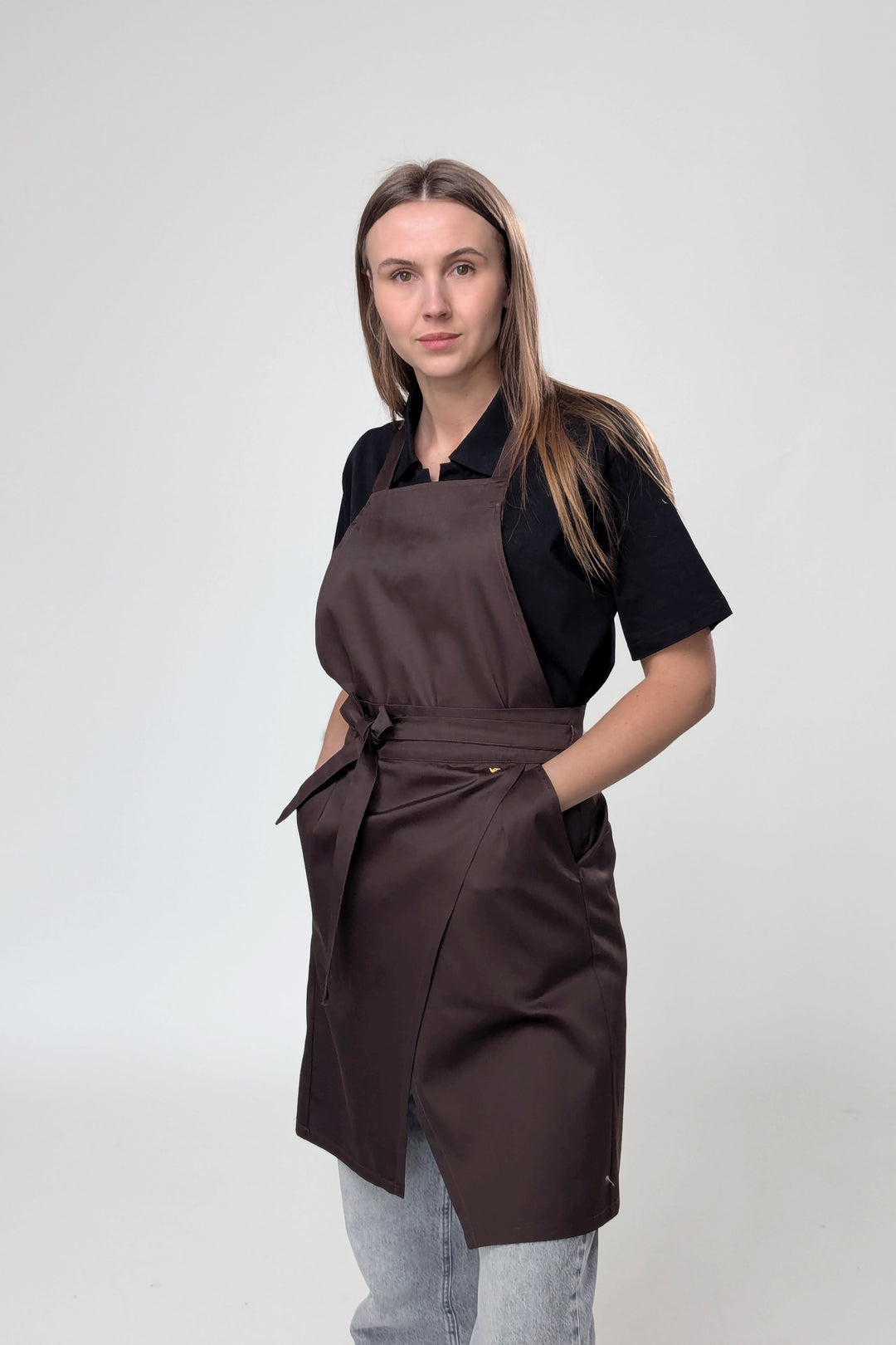 Cappuccino Apron – Classic Brown