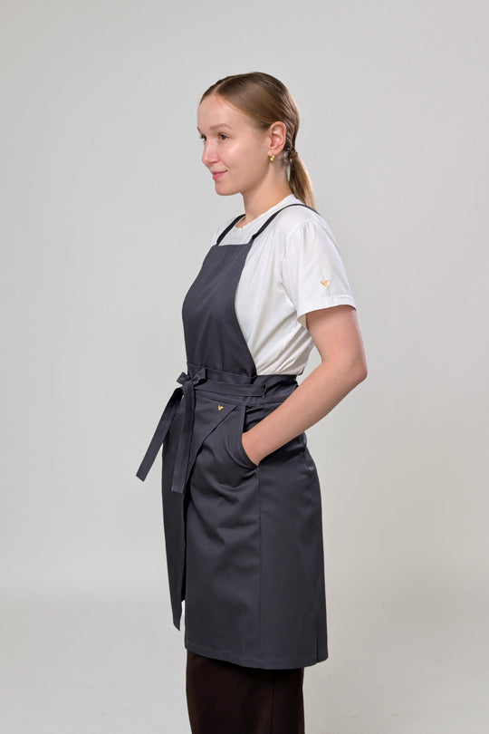 Cappuccino Apron – Classic Dark Grey