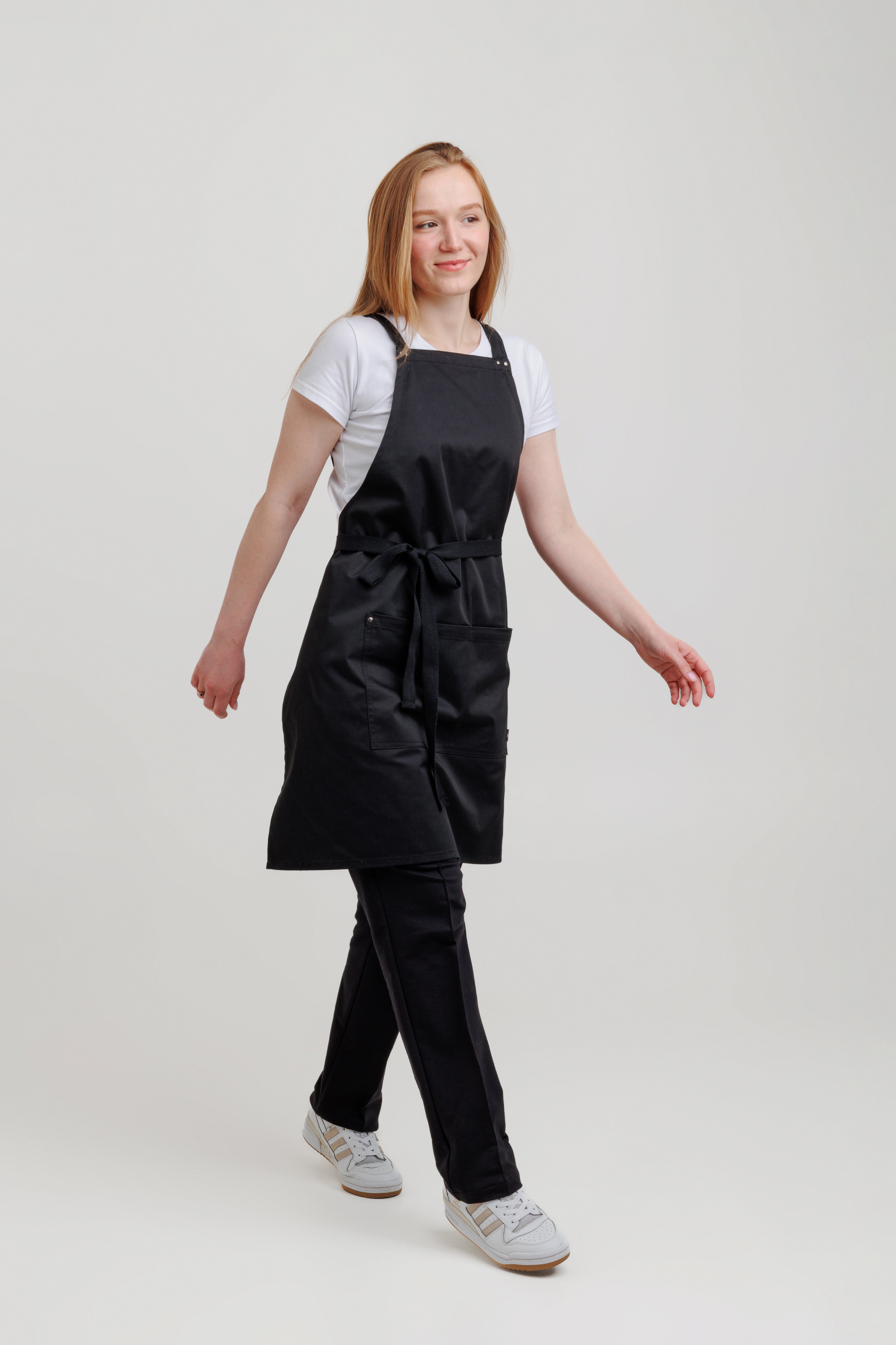 【BREAK COFFEE】Vest apron black Apron Espresso Black - VSETEX