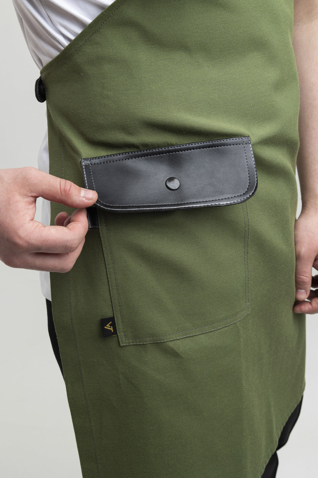 Jackson Apron – Teflon Olive Green