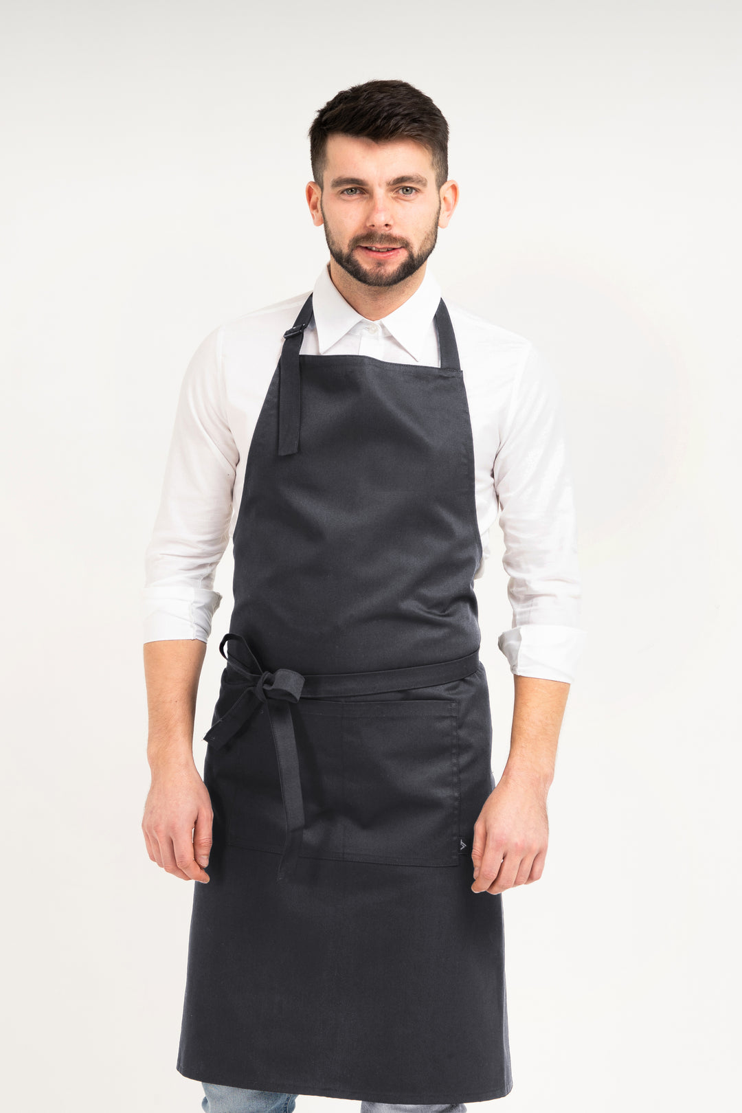 Latte Apron – Long Dark Grey