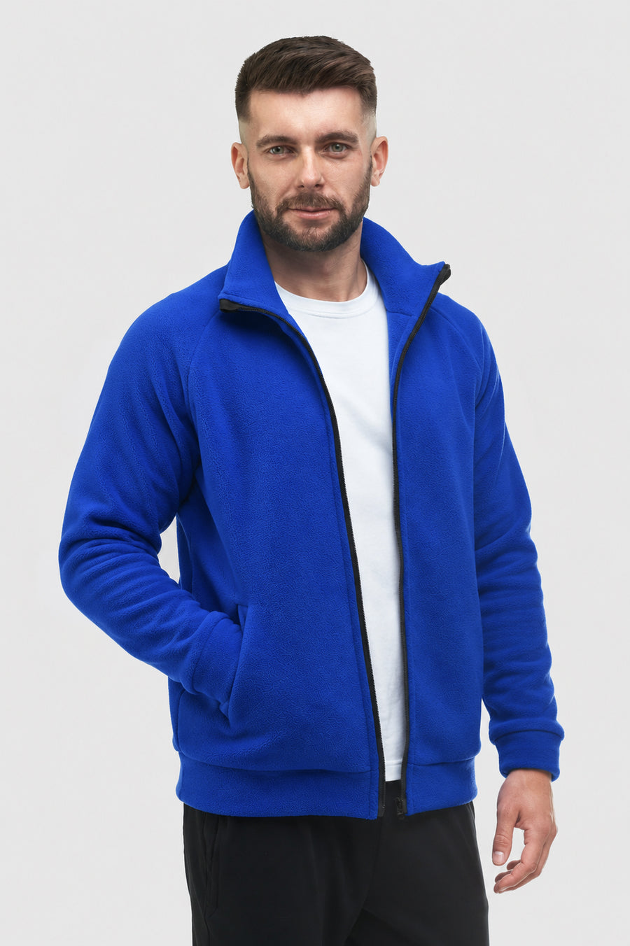 Synevyr Men’s Fleece Jacket 260 – Blue