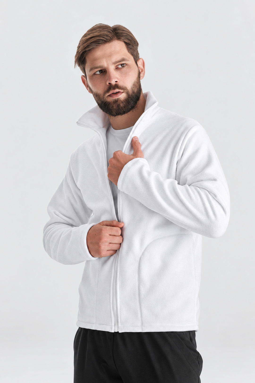 Vigo Men’s Fleece Jacket 270 – White