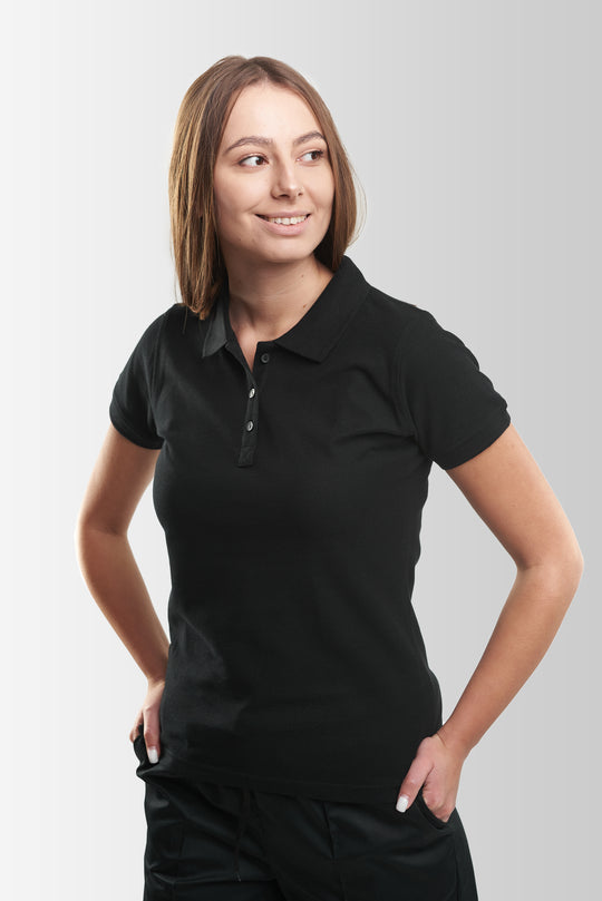 Polo Shirt Women’s – Black