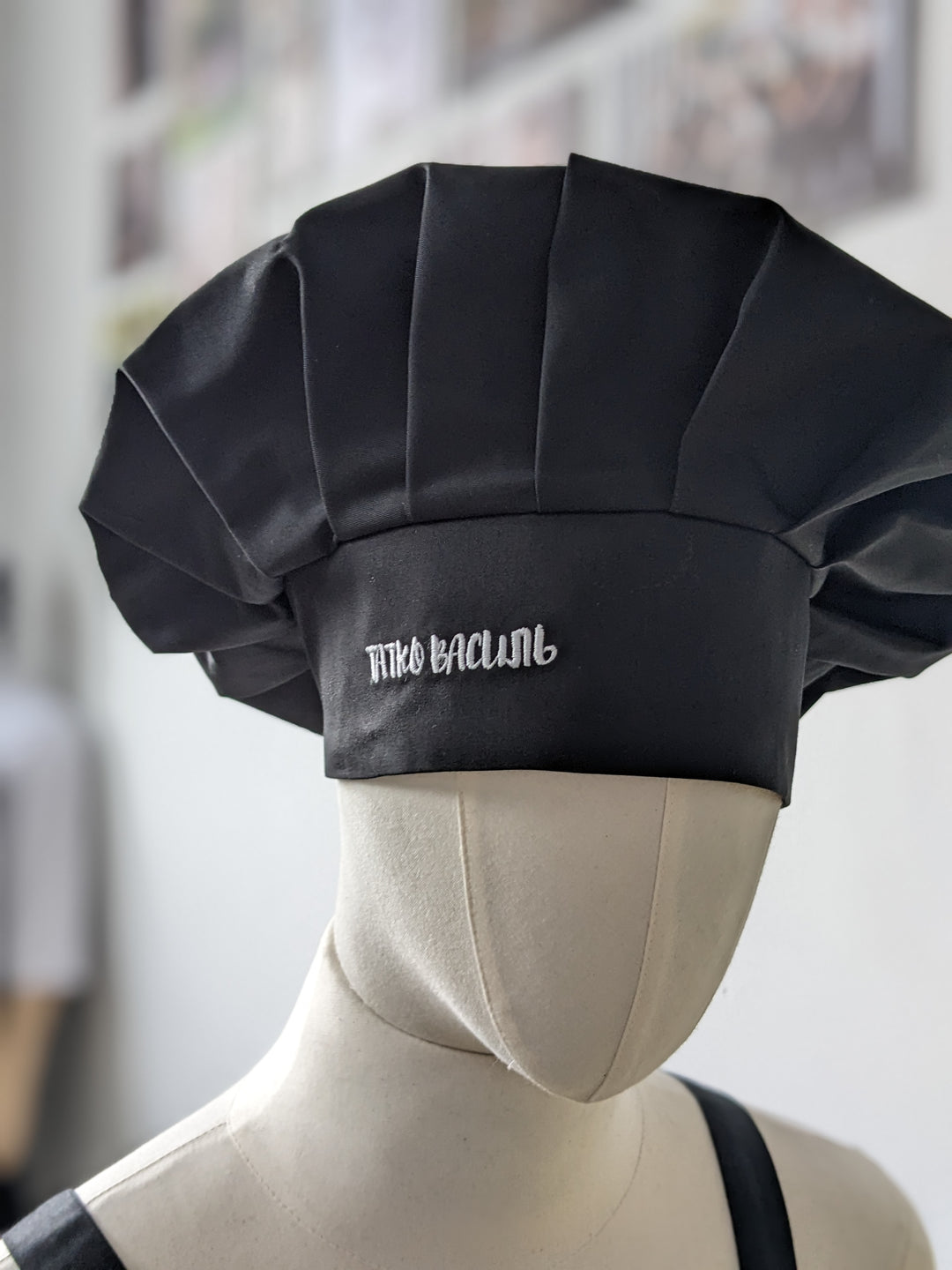 Chef's Toque with Logo – Black