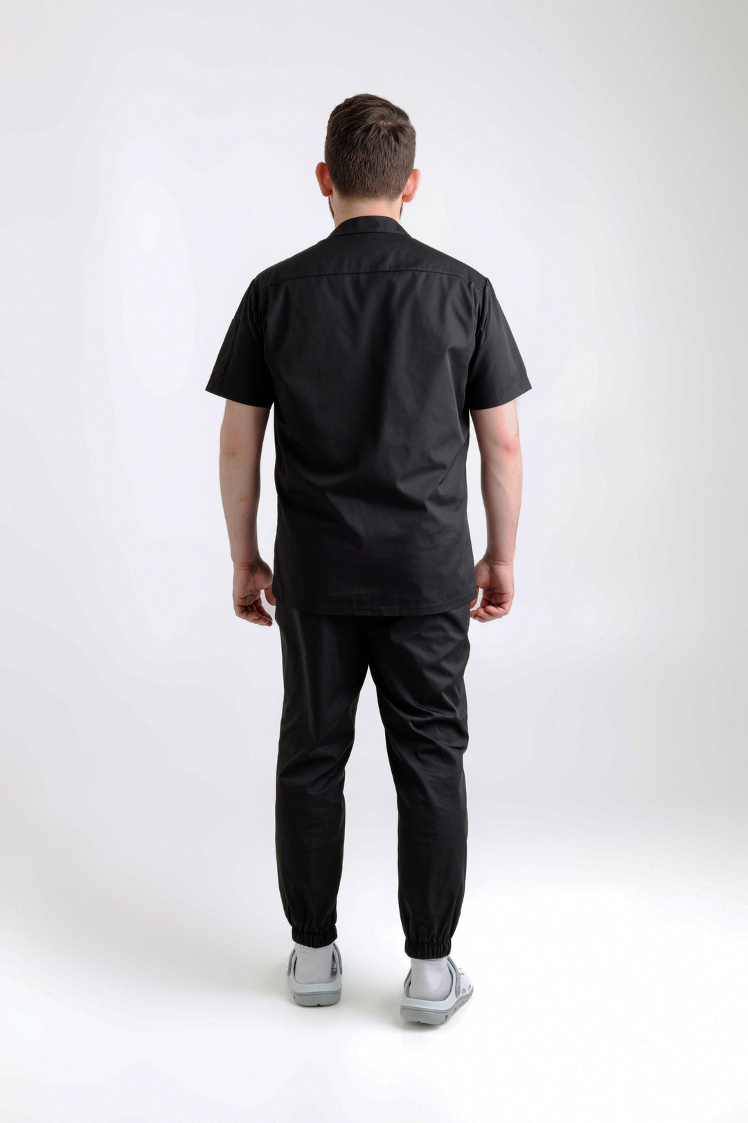 Madellin Men’s Chef Coat – Black