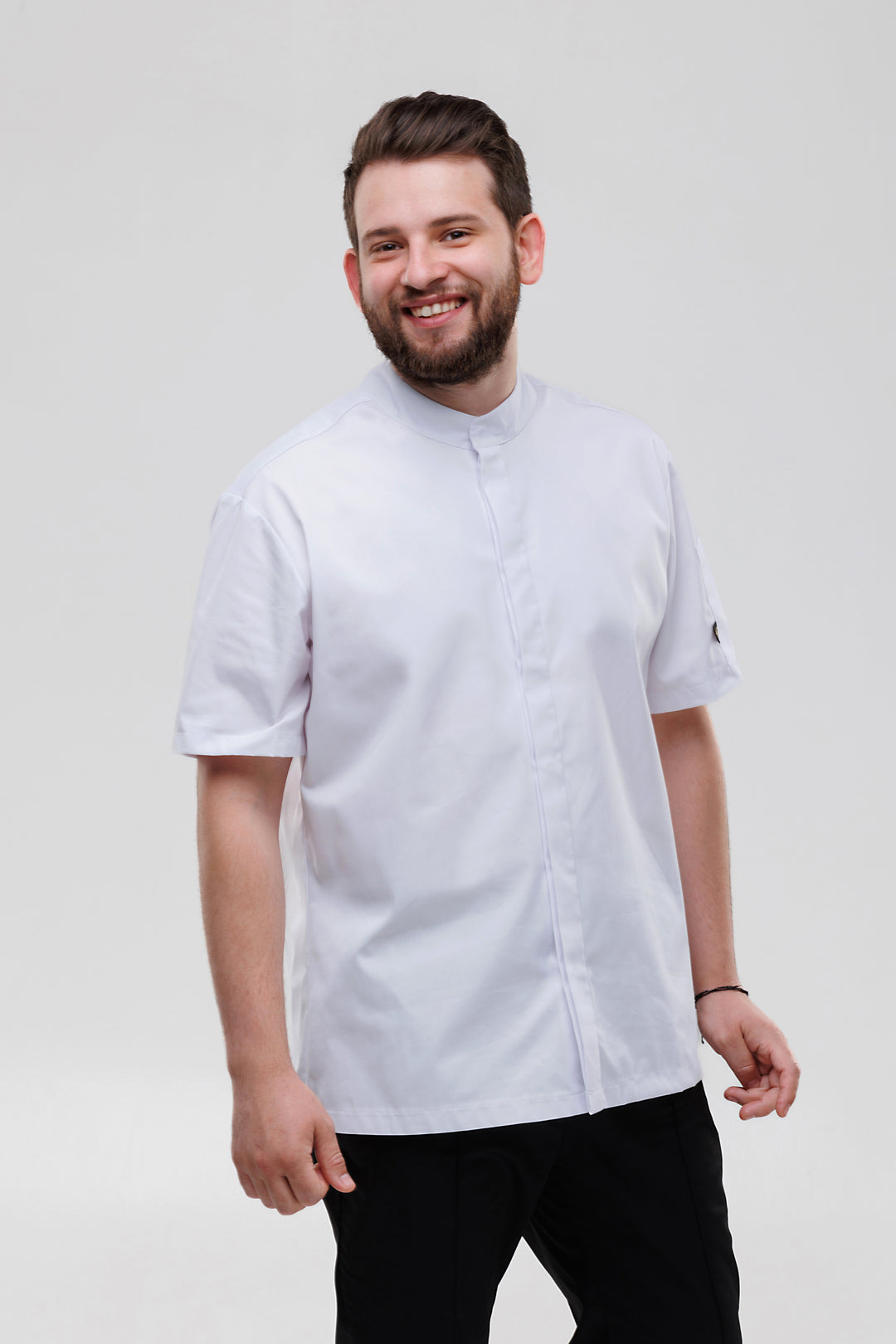 Madellin Men’s Chef Coat – White