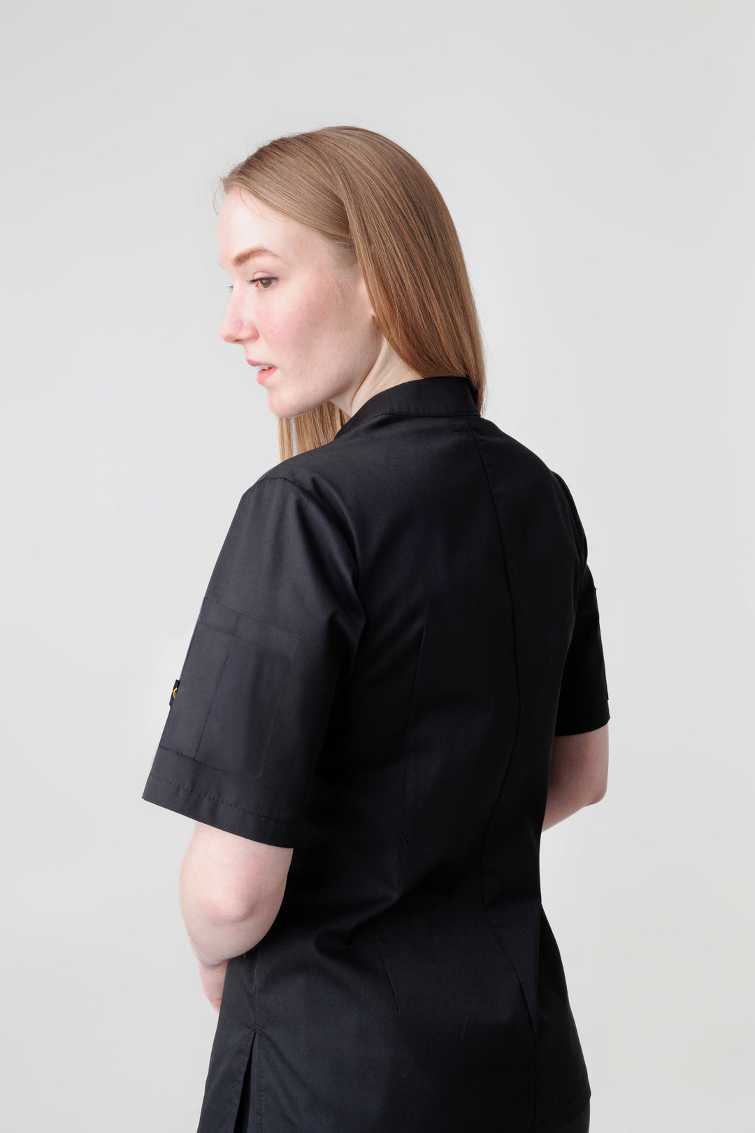 Madellin Women’s Chef Coat – Black