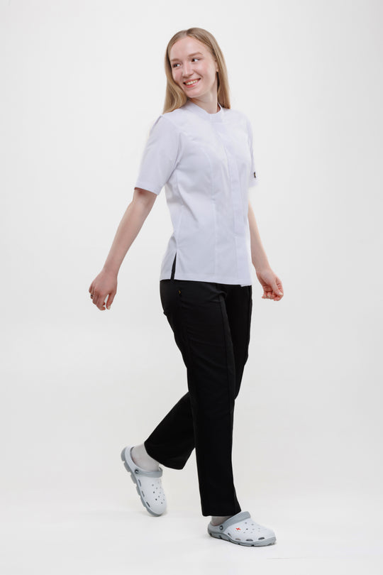 Madellin Women’s Chef Coat – White