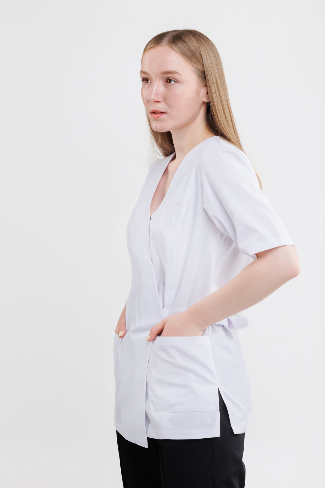 Verona Medical & Work Coat – White