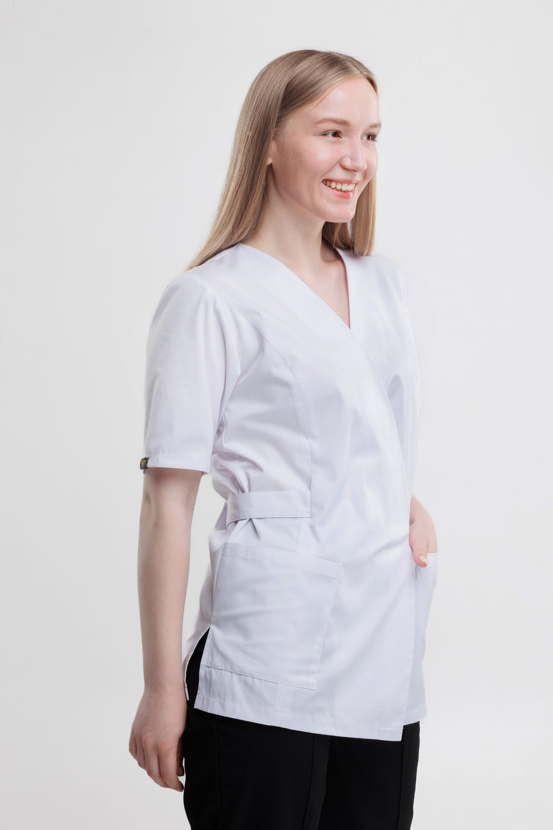 Verona Medical & Work Coat – White